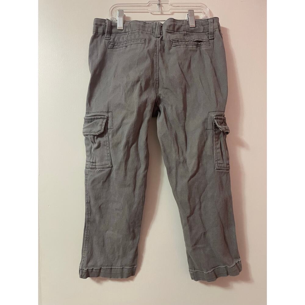 17/21 exclusive denim gray cargo capri pants - Picture 2 of 4